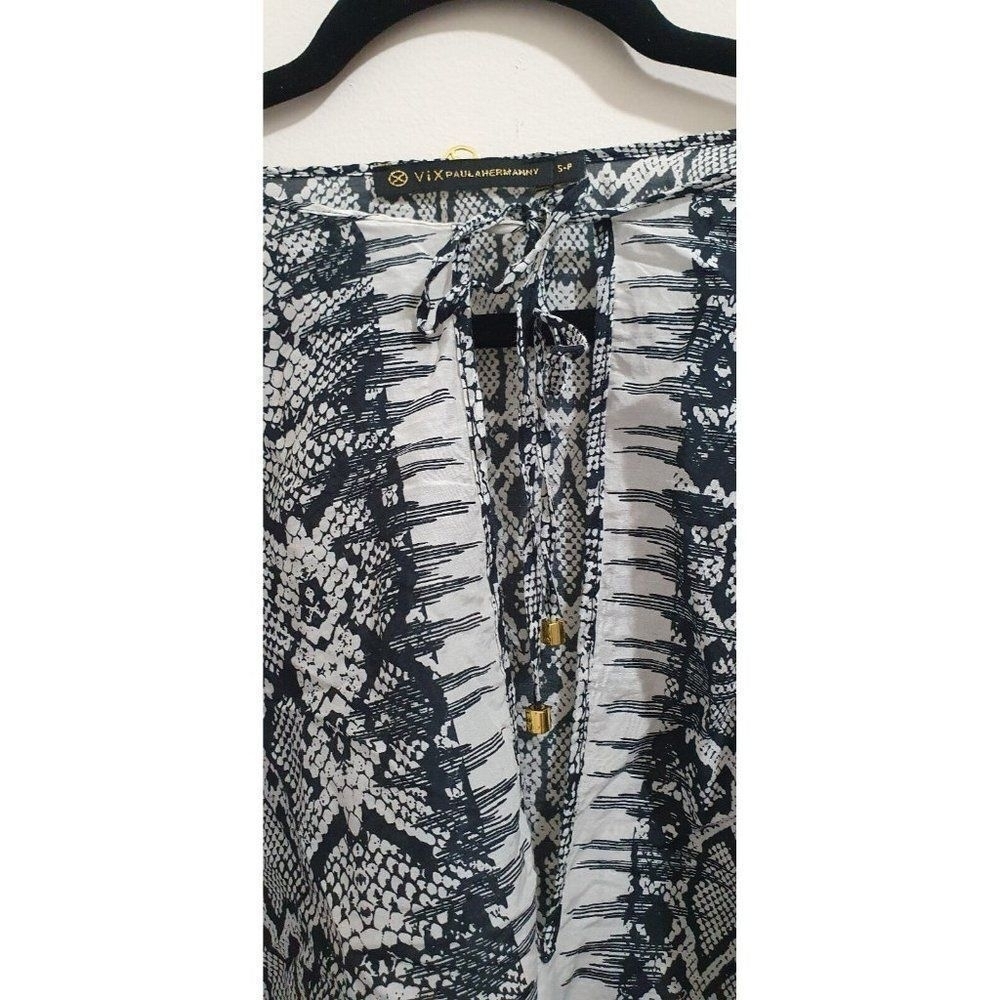 VixSphinx Snake-Print Short Coverup - Picture 5 of 8
